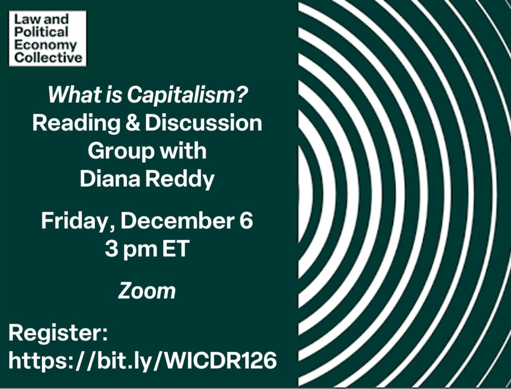 What is Capitalism? Reading & Discussion Group #31 What is Capitalism? Reading & Discussion Group #31