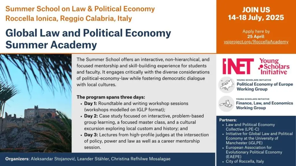 Global Law and Political Economy Summer Academy